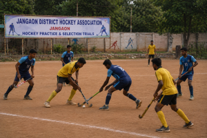 Hockey in Jangaon District